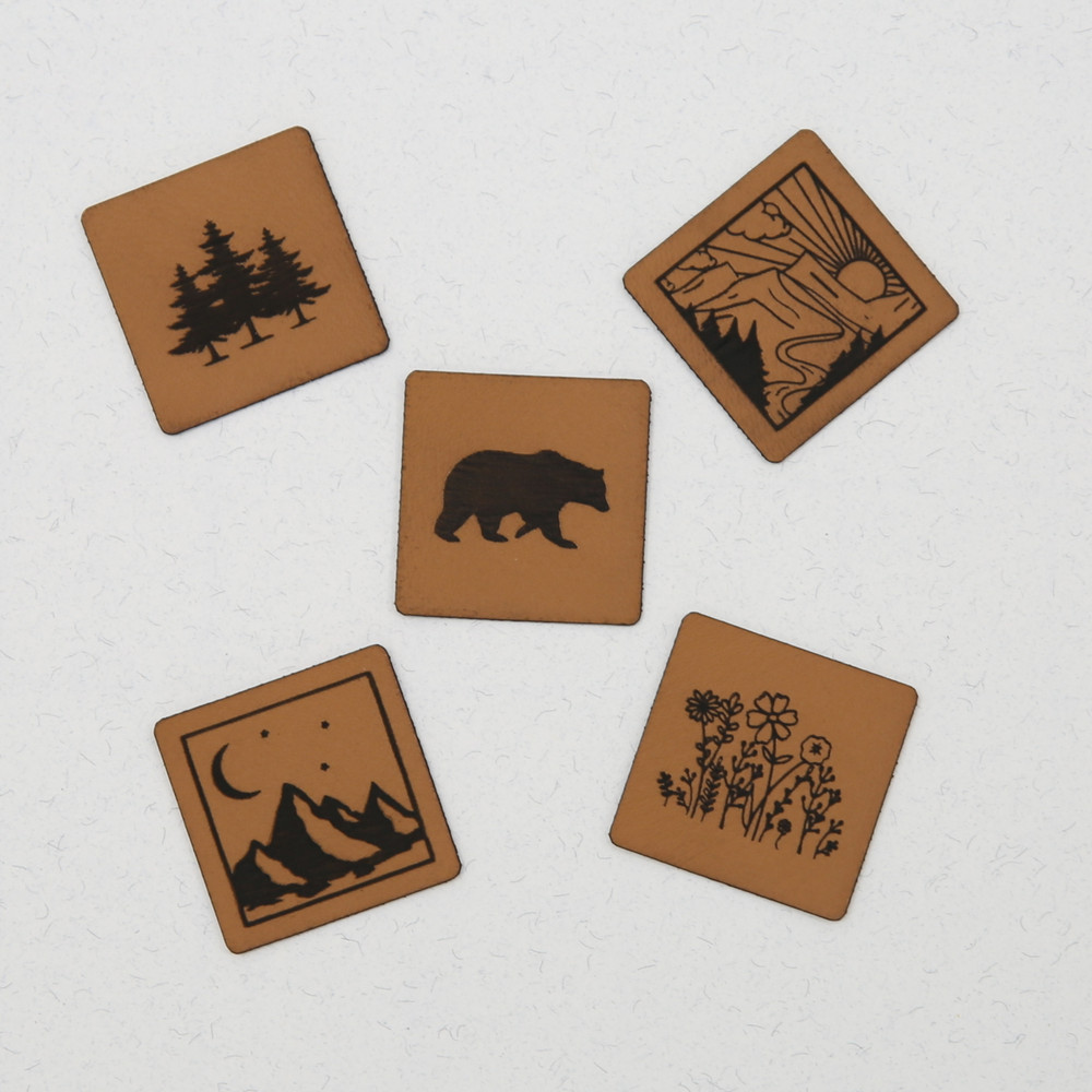 Woodland Animals Iron-On Clothing Labels