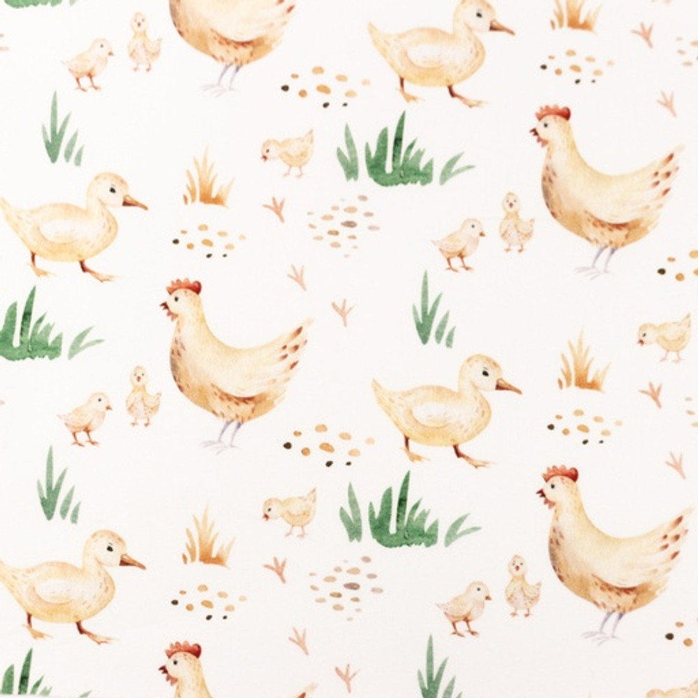 Chickens & Ducks Poplin