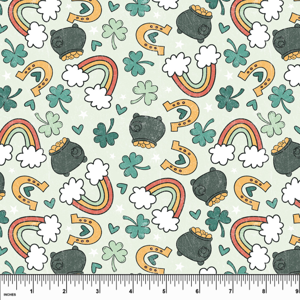 Custom St. Patrick's Day Cotton Lycra Knit