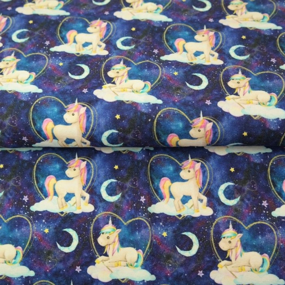 Unicorns on Galaxy French Terry