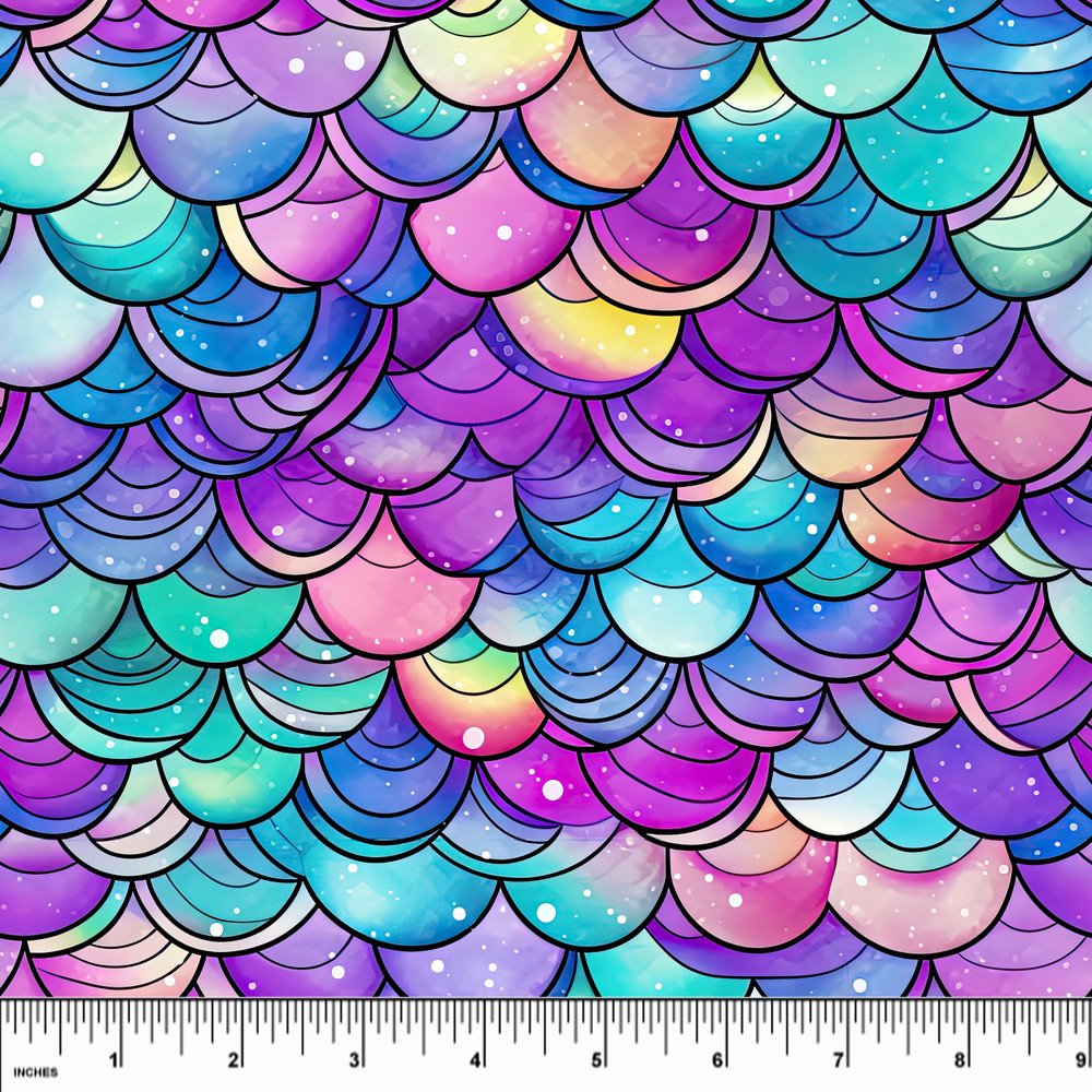 Custom Magical Mermaid Scales UV 50+ Swim