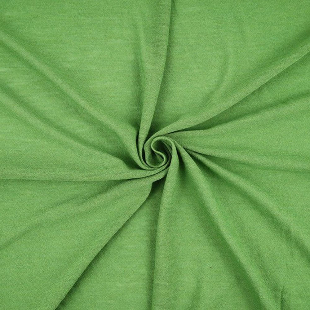 Lime Green Italian Wool Jersey
