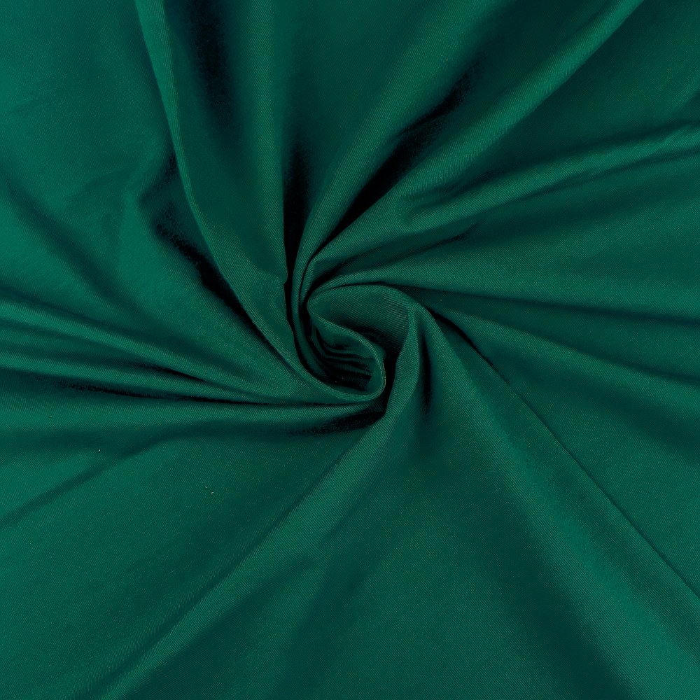 Bottle Green Heavyweight Cotton Lycra Knit