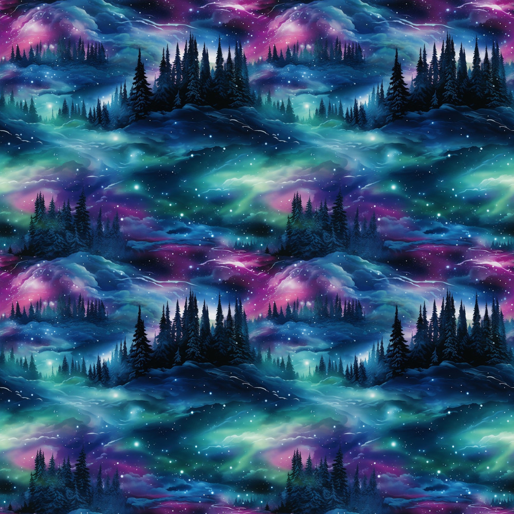 Northern Lights Heavy Sweatshirt Fleece