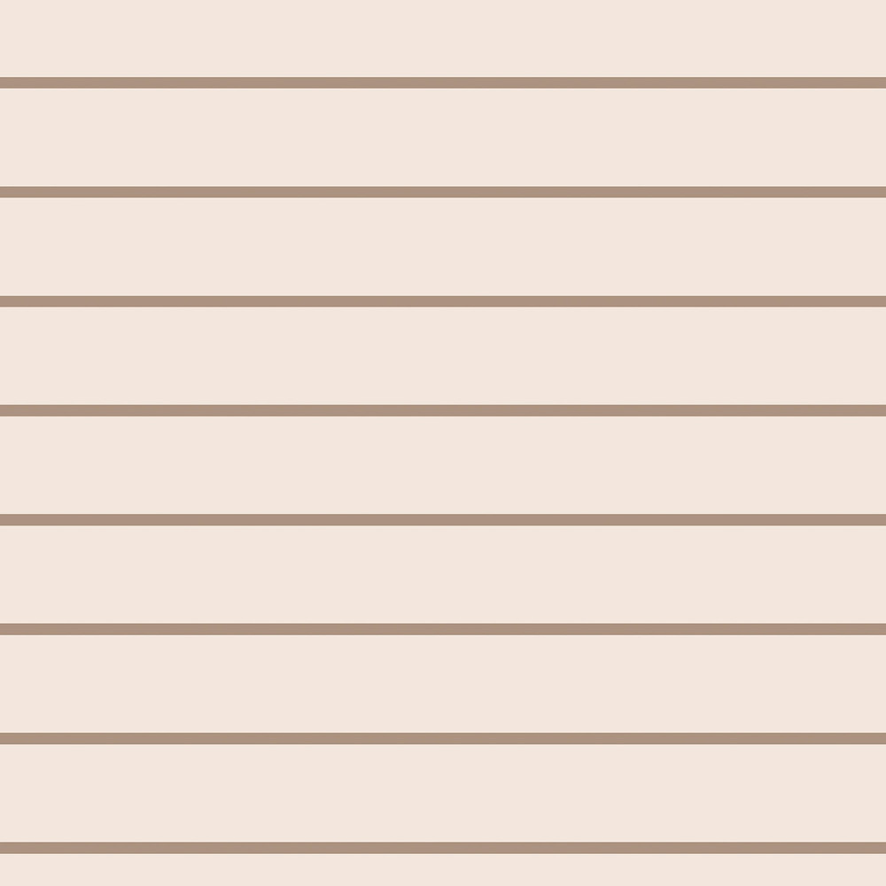 Mocha Stripes on Cream Jersey Rib