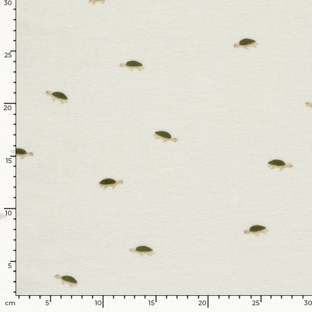 Mini Turtles Stretch Terry Knit