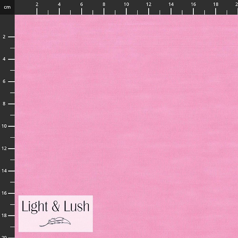 Stof Fabrics Light Pink 1X1 Rib Merino Wool