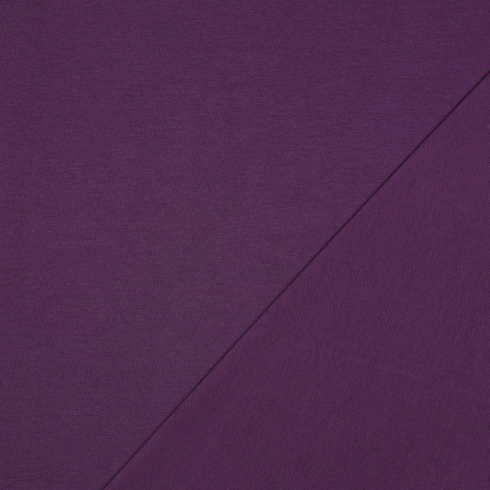 Eggplant Organic French Terry