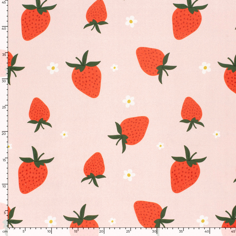 Strawberries Terry Cloth