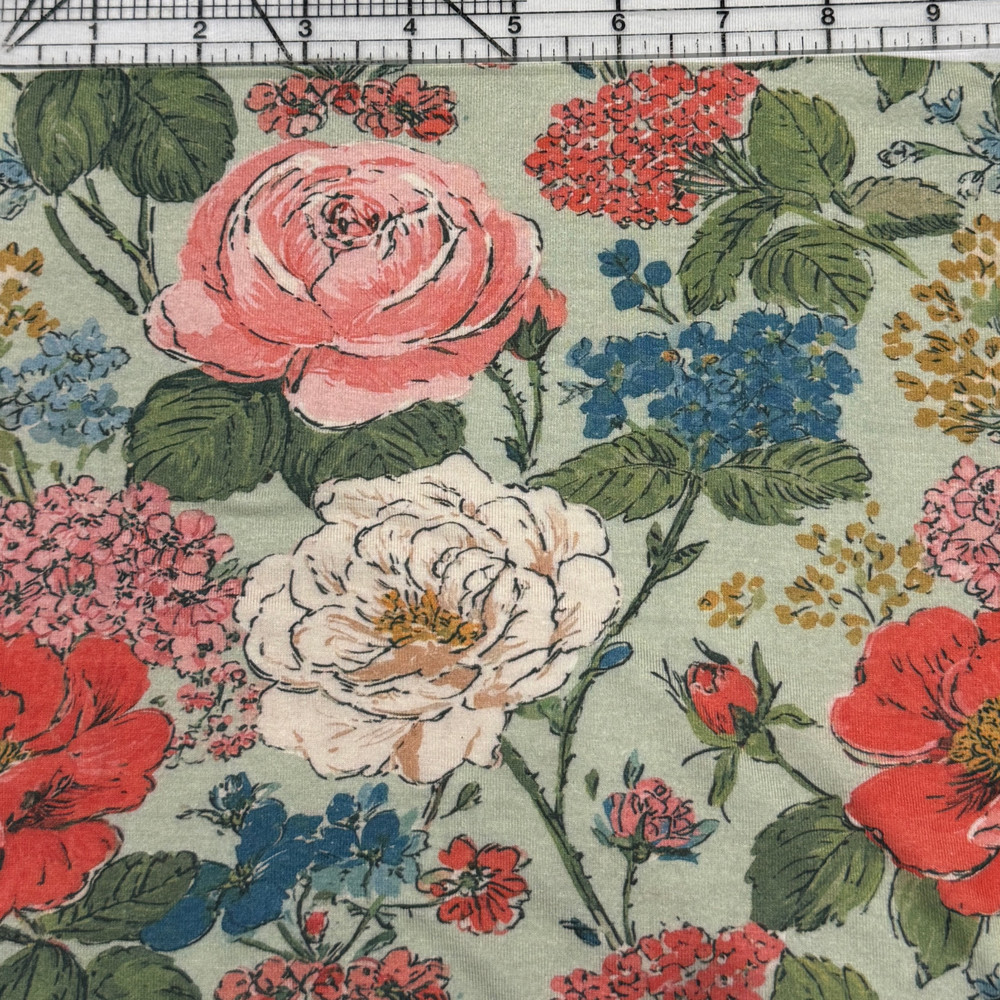 Cottage Garden Bamboo Lycra Knit