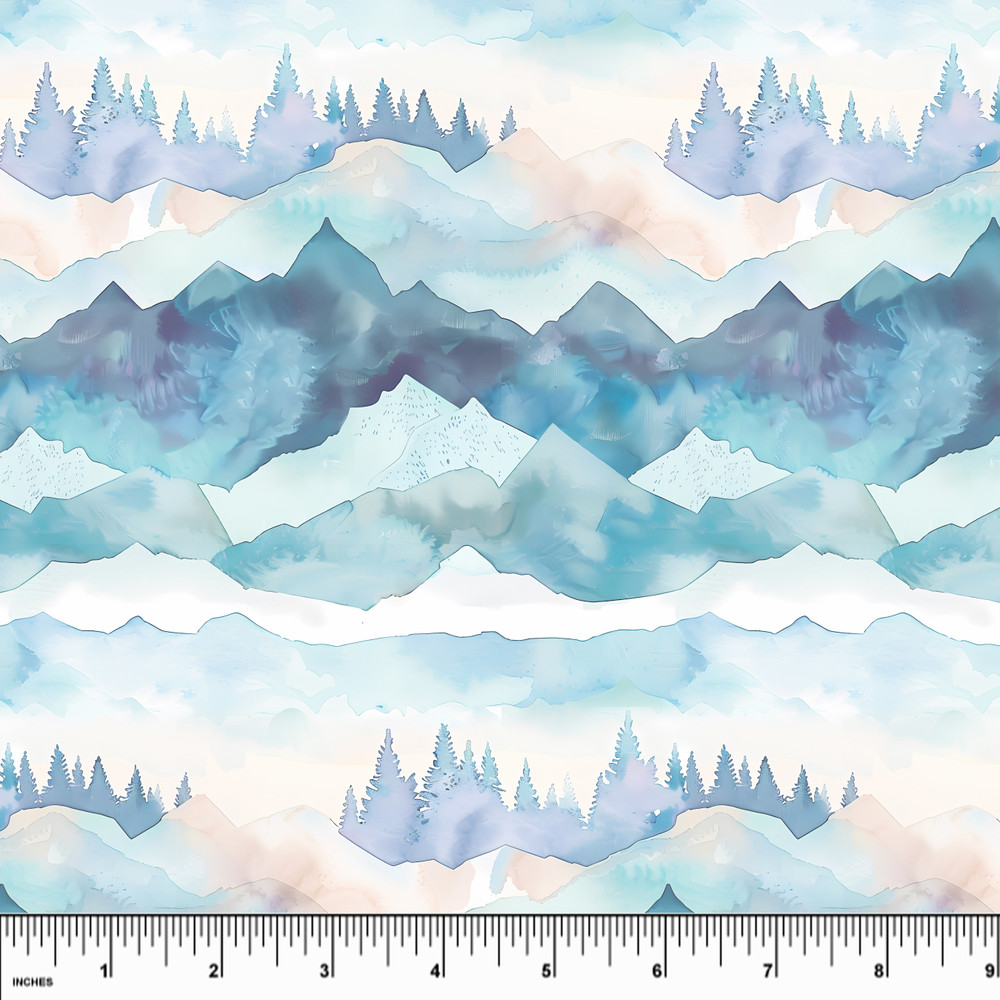 Misty Mountians Vintage Tri-Blend Cotton Lycra