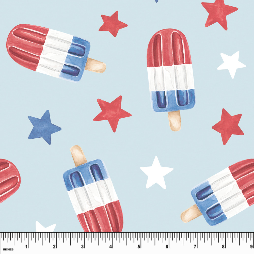 Land of Liberty Popsicles Vintage Tri-Blend Cotton Lycra