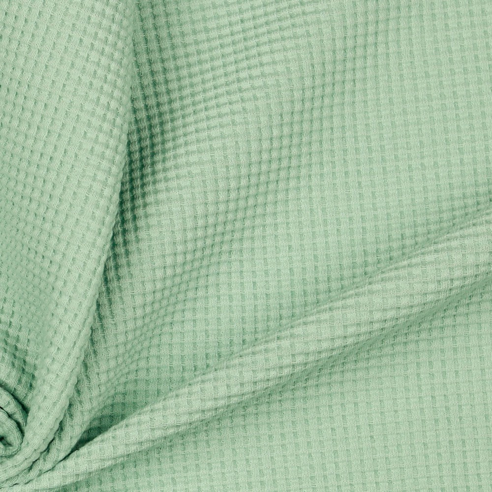 Light Green Organic Waffle Jersey