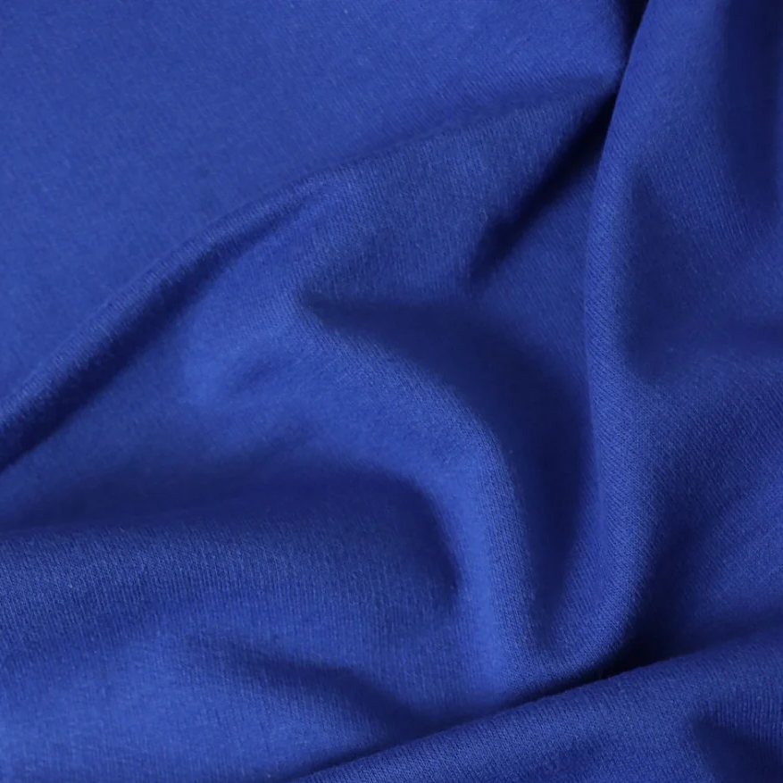 Royal Blue Cotton Lycra French Terry