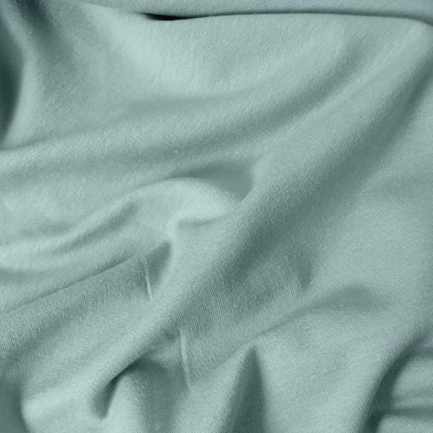 Sage Cotton Lycra French Terry