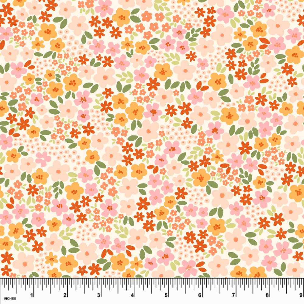 Custom Packed Mini Floral Cotton Lycra Knit