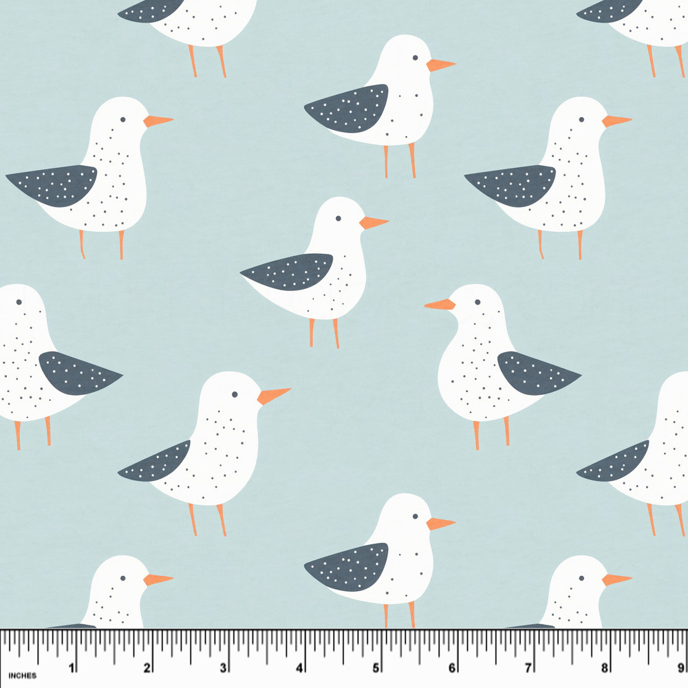 Custom Seagulls Tri-Blend Cotton Lycra