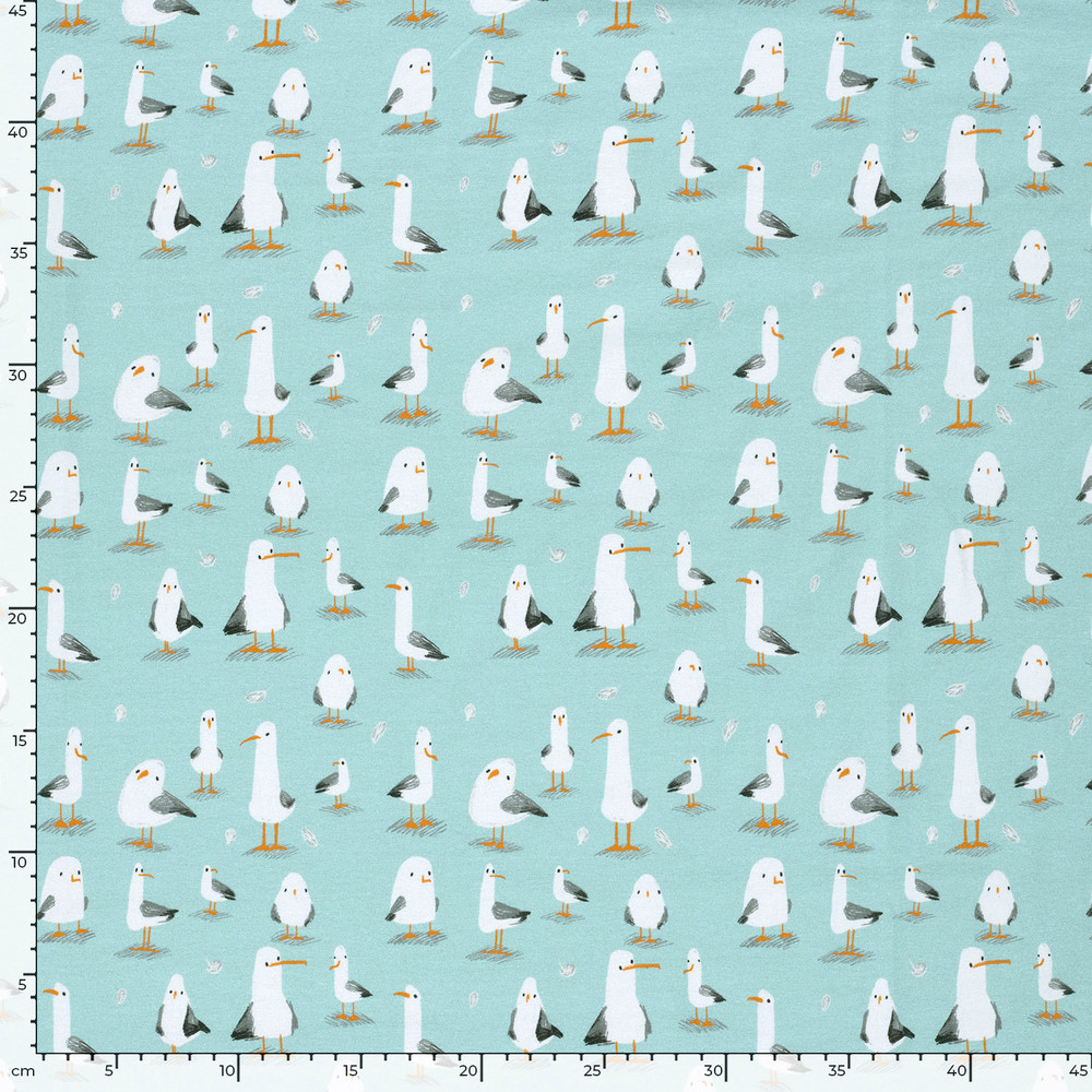 Fraulein von Julie Seagulls Cotton Lycra Knit