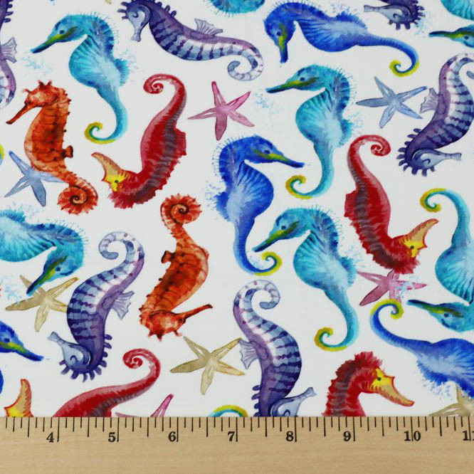 Seahorses Nylon Spandex Swim
