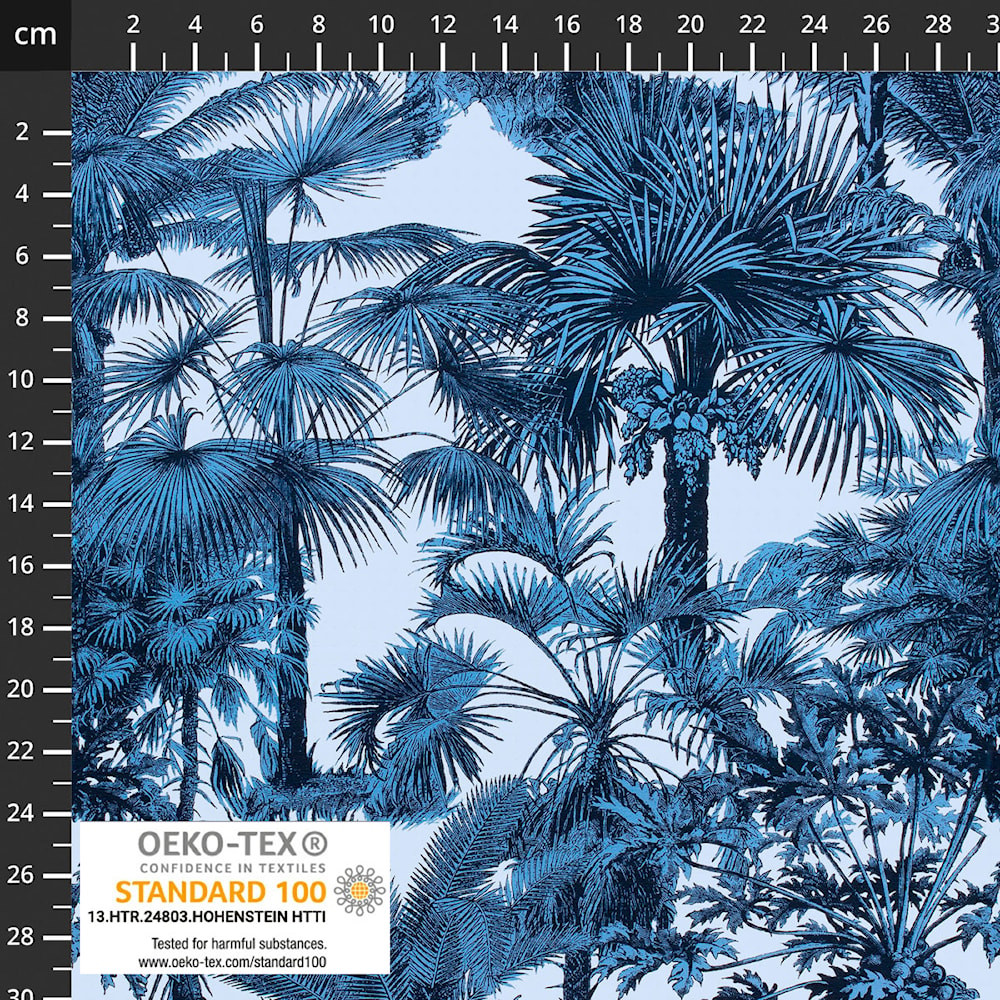 Stof Fabrics Midnight Tropics Cotton Lycra Knit