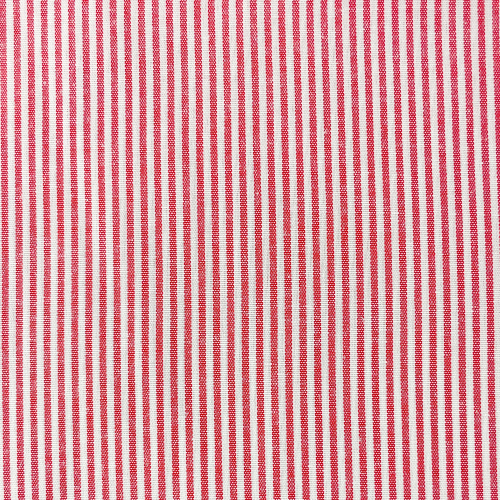 Red Striped Chambray