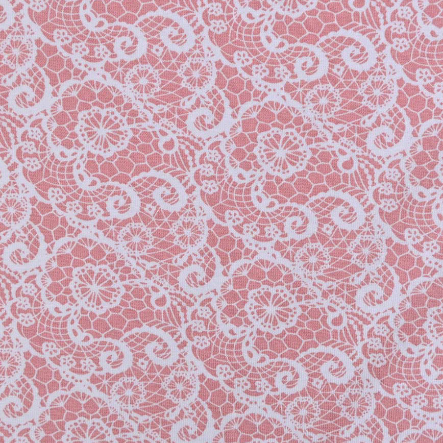 Lacy Pink Cotton Lycra