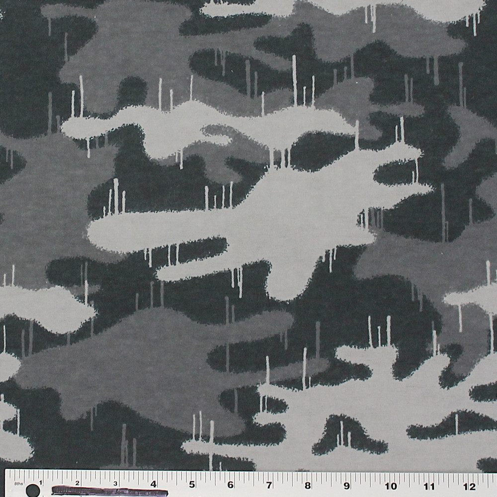 Gray & Black Camo Flannel