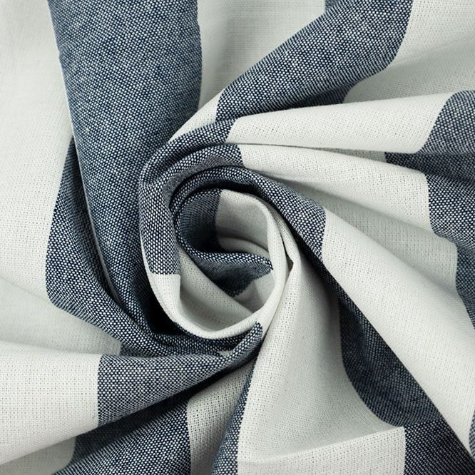 Wide Stripe Chambray