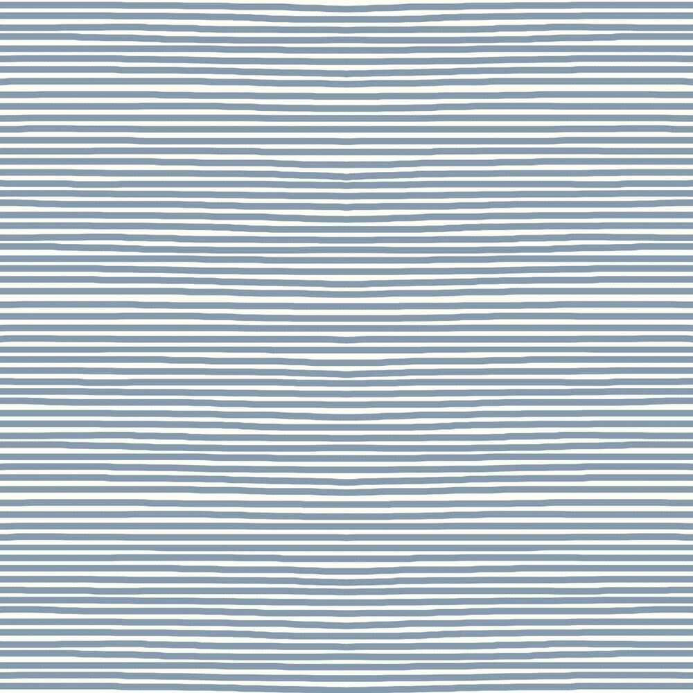 Stof Fabrics Blue Stripe Knit