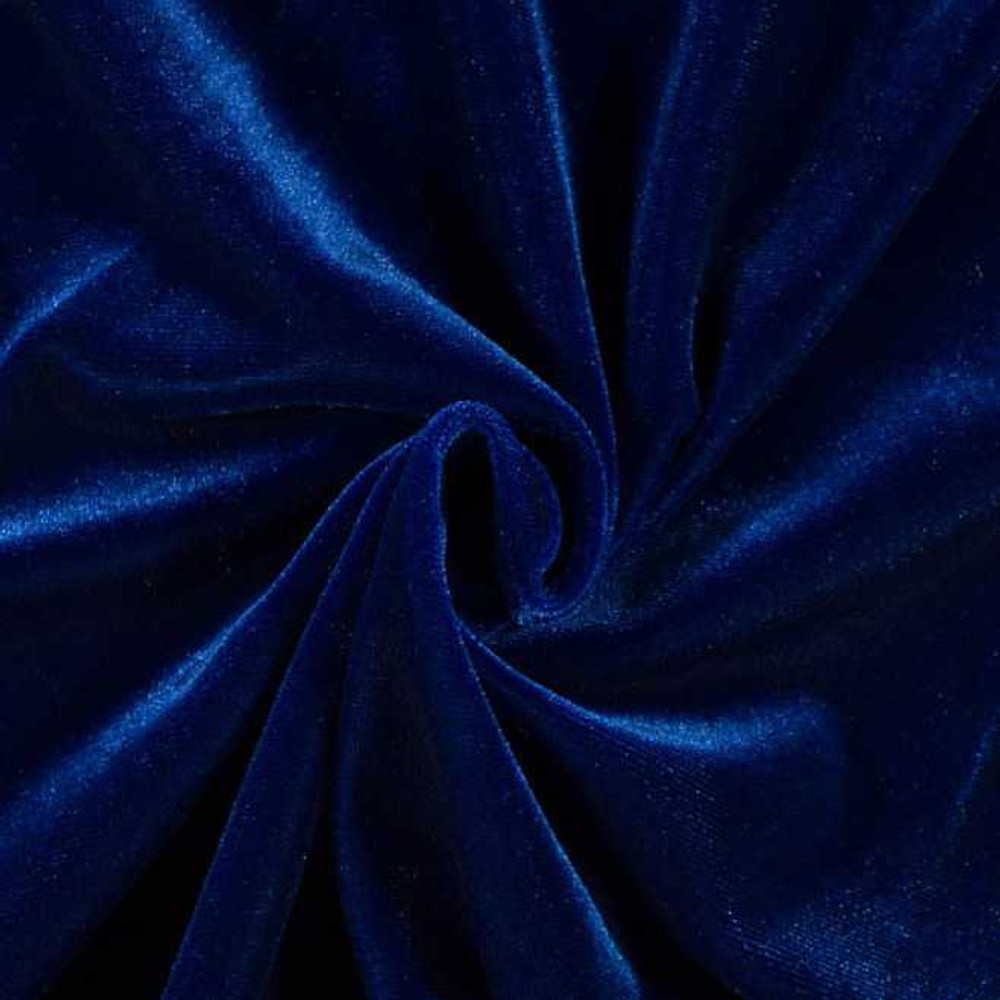 Knit Basics Royal Blue Stretch Velvet