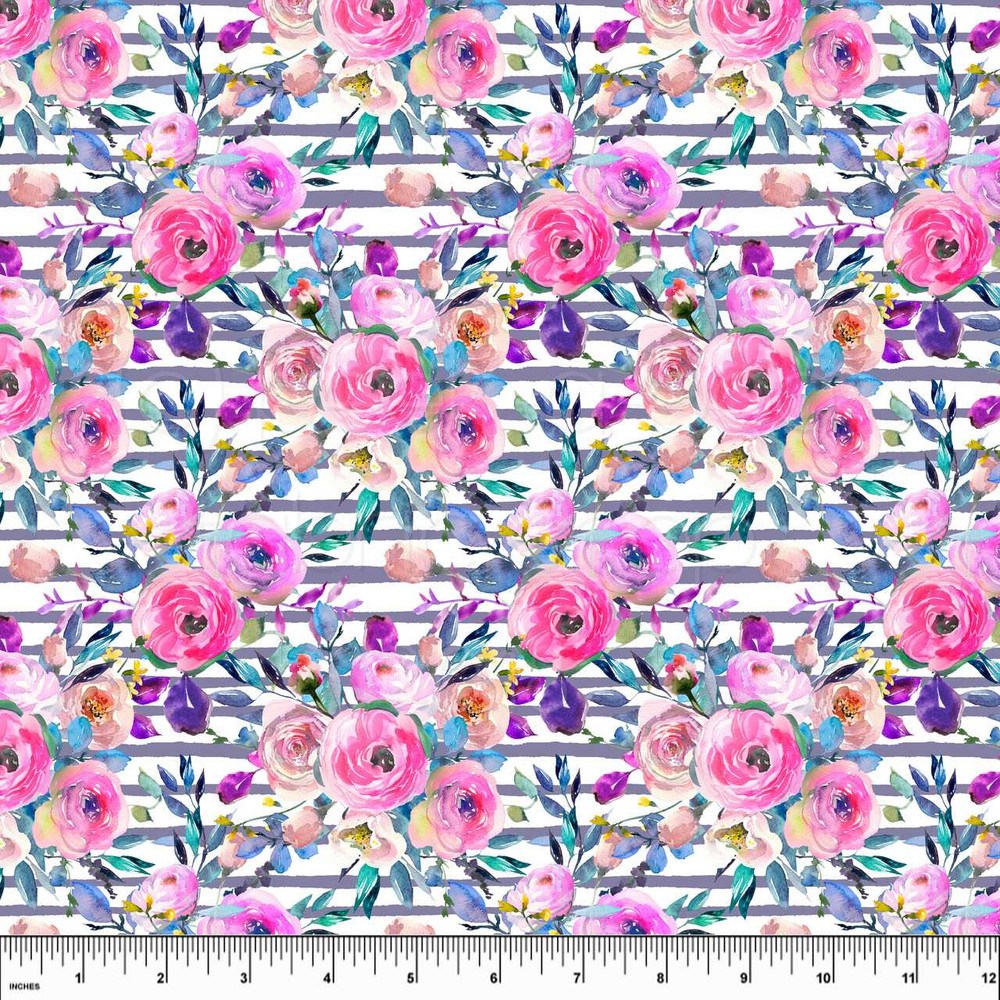 Custom Peony Parade Cotton Lycra