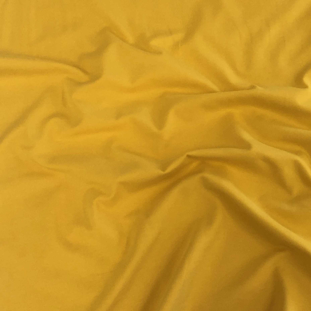 Golden Yellow Cotton Lycra Knit