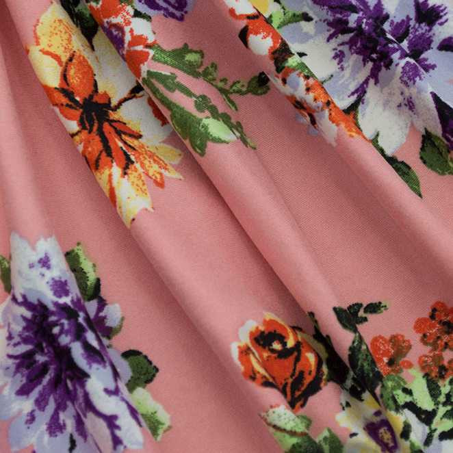 PINK ANDMARY FLOWER KNIT SET UP アンドマリー ANDMARY AM1462 Flower