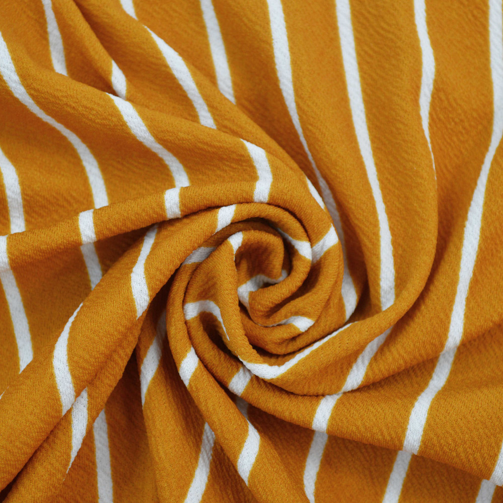 Vertical Stripe Mustard Liverpool Knit Knit Basics KnitFabric.com