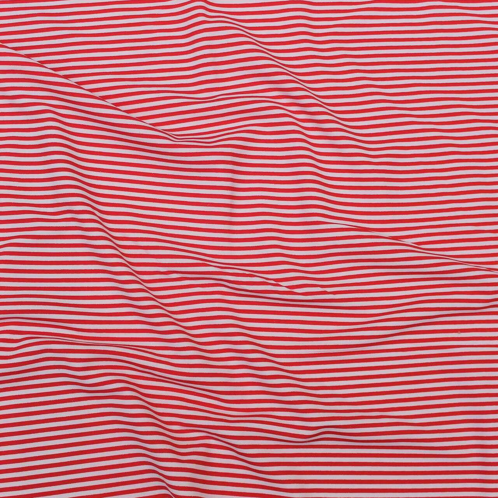 1/4" Red and White Stripe Swim
