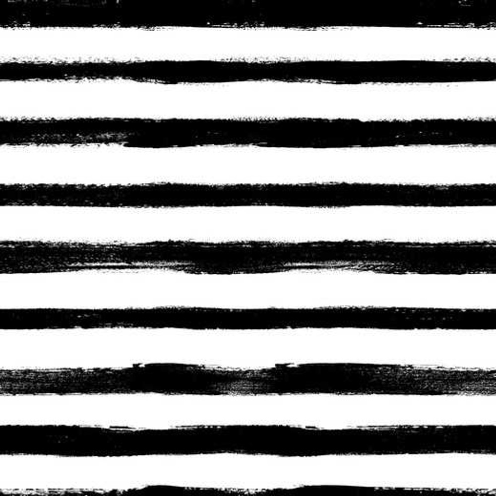 Black & White Groovy Stripes Knit