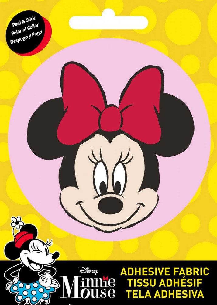 Minnie Mouse 3" Fabric Sticker