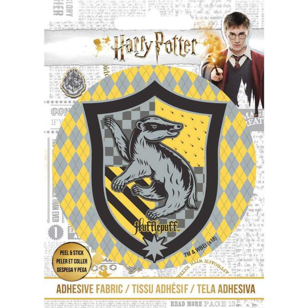 Harry Potter Hufflepuff 3" Fabric Sticker