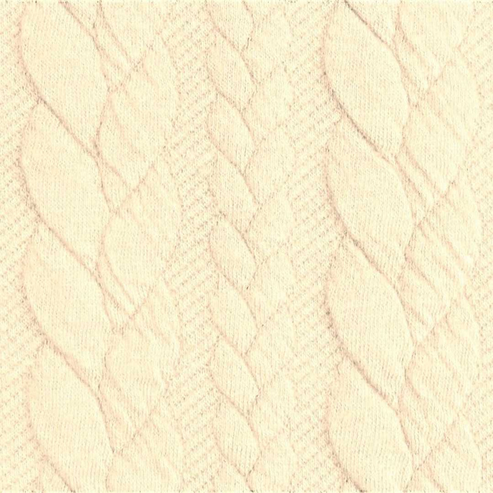 Cream Cable Knit Euro Knits - Main Image