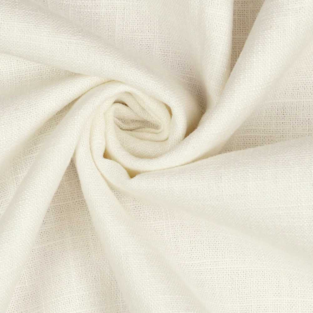 Ecru Washed Linen - KnitFabric.com