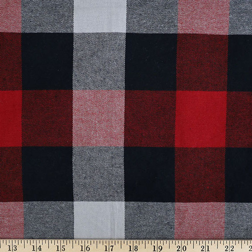 Cozy Red & Black Plaid Flannel 