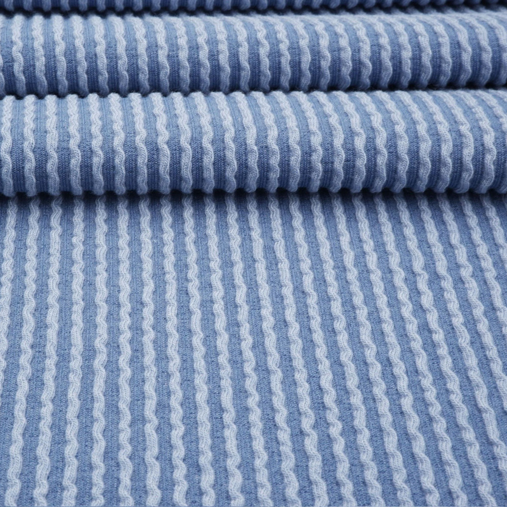 Vintage Blue Urban Rib Knit - KnitFabric.com