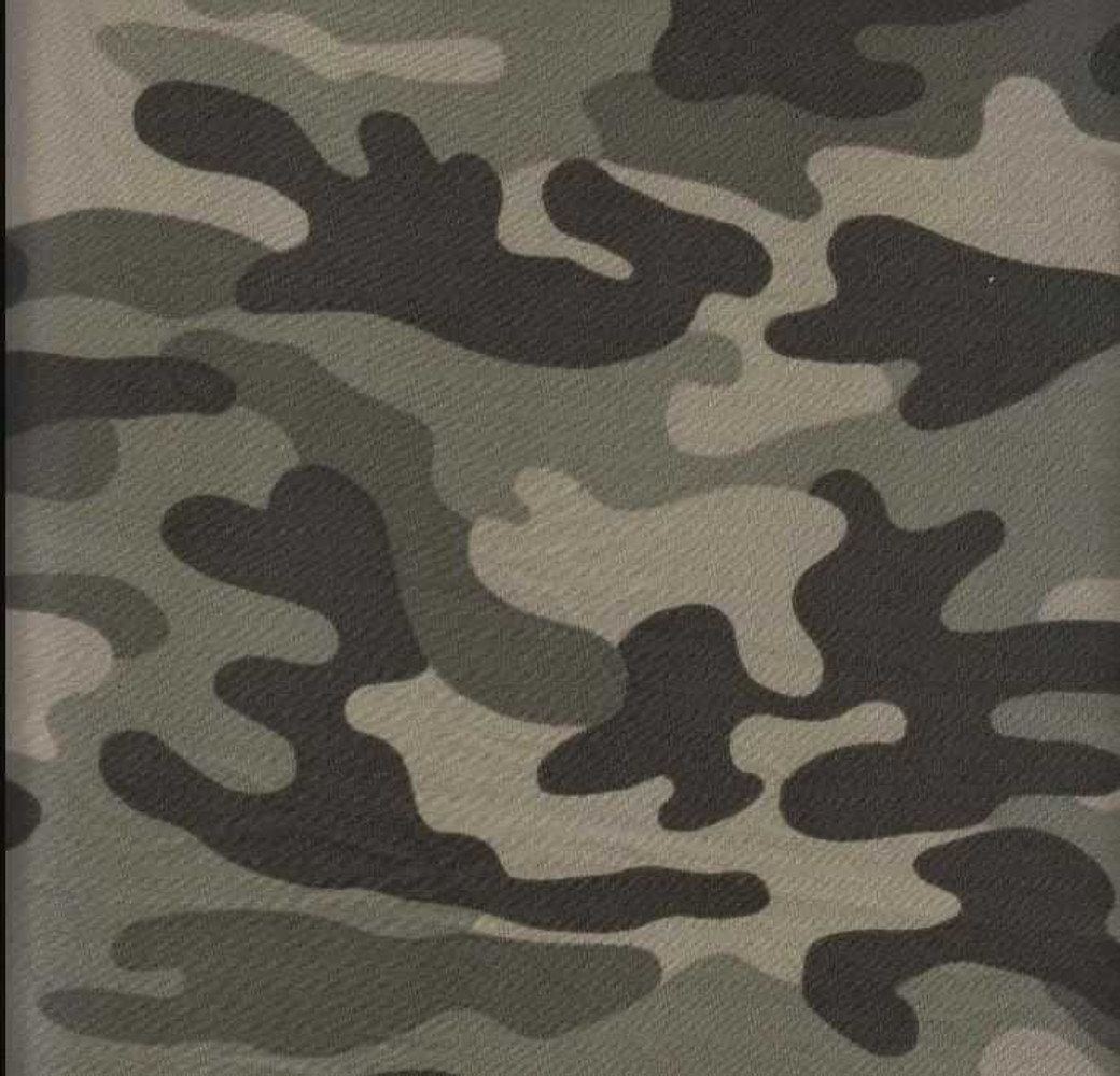 Dark Moss Camo Double Brushed Poly/Spandex Knit
