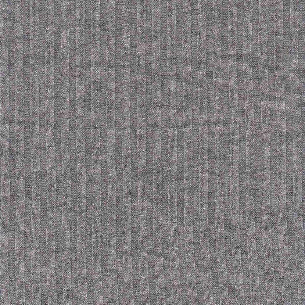 Heather Gray 4x4 Rib Knit Knit Basics KnitFabric.com