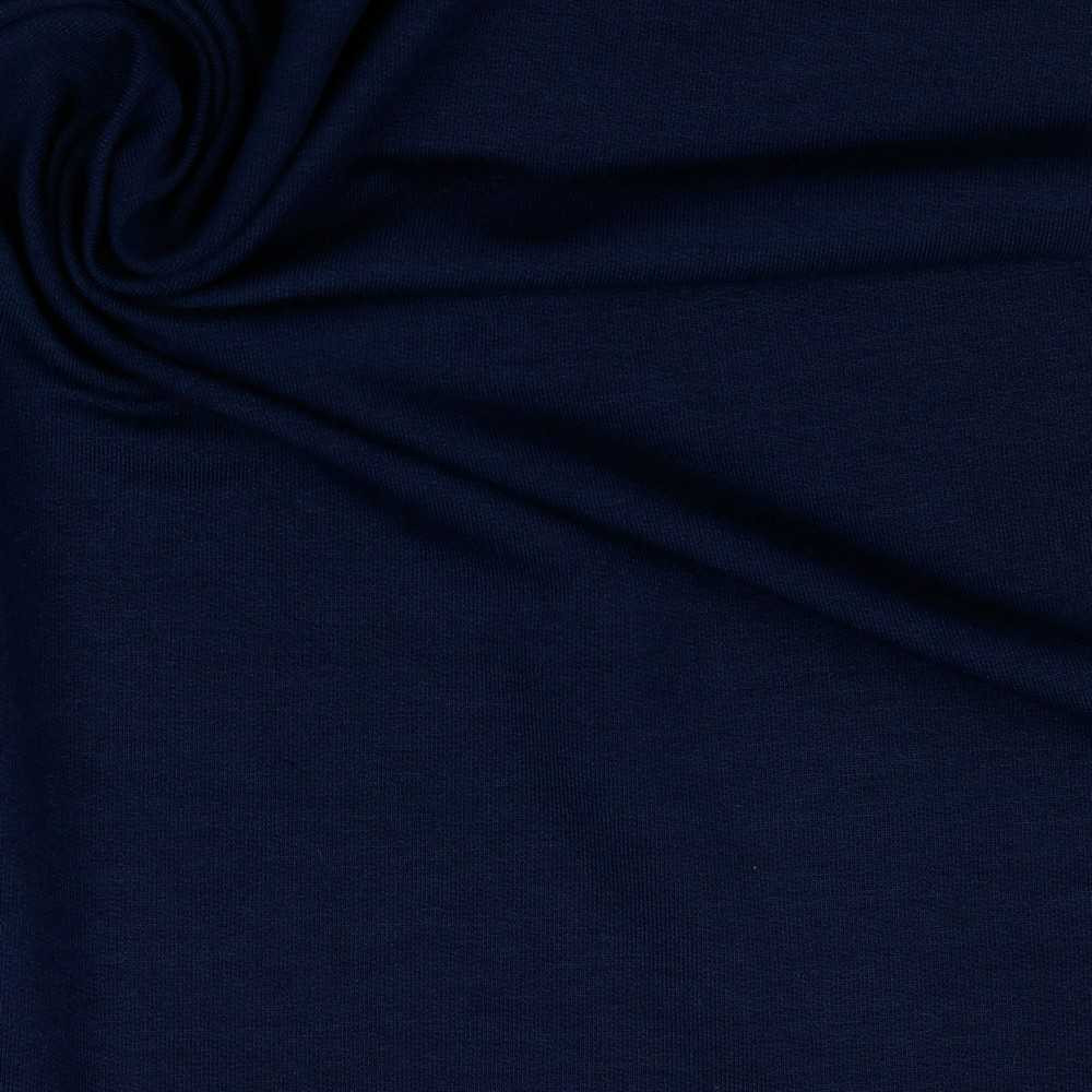 Navy Modal French Terry Euro Knits