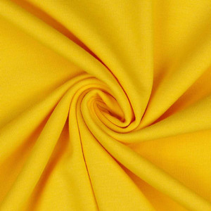 Yellow Organic Cotton Lycra Knit Yellow Organic Cotton Lycra Knit