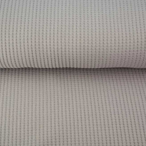 Light Gray Cotton Lycra Waffle Knit Light Gray Cotton Lycra Waffle Knit
