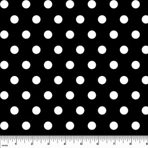 Custom Polka Dots on Black UV 50+ Swim & Sport