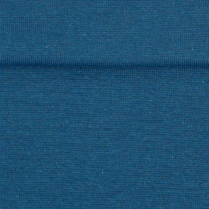 Denim Blue Organic 1x1 Rib Knit