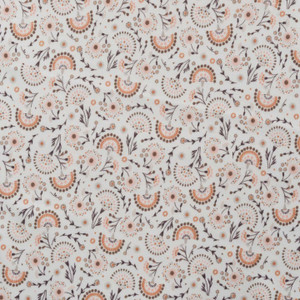 Earthtone Floral on Ivory Sweatshirt Minky Earthtone Floral on Ivory Sweatshirt Minky